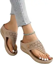 [ZIRIA] Clip Toe Wedge Sandals Women Summer Thick Platform Beach Sandals Woman Heels Gladiator