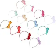 ERINGOGO 12pcs Bow Knot Headbands Newborn Hair Hoops for Soft Elastic Hair Accessories for Everyday Wear and Special Occasions