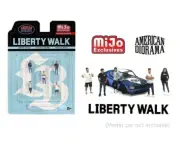 American Diorama M&J Exclusive Team Liberty Walk 5 Figure Set 1/64 Scale