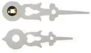 1 1/2" White Cuckoo Clock Hands