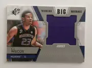 2014-15 UPPER DECK SPX WINNING BIG MATERIAL JERSEY #WM-CJ C.J. WILCOX HUSKIES