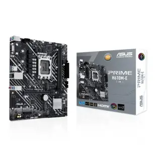 【ASUS 華碩】PRIME H610M-E-CSM 主機板+微星 SPATIUM S270 240GB SATA 2.5 SSD(組合1-1)