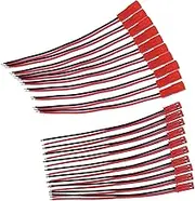 EBOOT 20 AWG JST Plug Connector 2 Pin Male Female Plug Connector Cable Wire for LED Lamp Strip RC Toys Battery, 10 Pairs