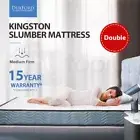 KINGSTON Mattress Medium Firm Spring Hypoallergenic Double Size Bed 16cm