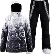 Women's Ski Jackets & Pants Snowboarding Snowsuit Waterproof Windproof Insulated