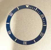 Blue Ceramic Bezel Insert BGW9 Swiss Lume Filled 40MM