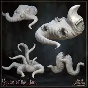 Spawn of the Deep 4 pc Set Mini Miniature Model Figure RPG Tabletop Gaming D&D
