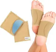 FOVERA Plantar Fasciitis Arch Support Sleeves Pair for Plantar Fasciitis, Fallen Arches, Achy Feet Problems for Men and Women (M Size, 1 Pair)