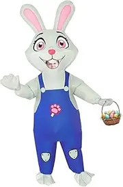 XYJKIDSES Inflatable Bunny Rabbit Costume for Kids, Bunny Costume Halloween Costume for Kids