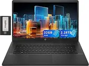 HP 17.3" HD+ Business Laptop, Intel i5-1334U, 32GB RAM, 2.28TB Storage(2TB SSD+288GB Docking Station Set), Intel Iris Xe Graphics, Full Size Keyboard, Wi-Fi 6, 720p HD Camera, Win 11, Jet Black