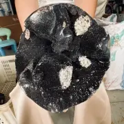 6.43LB TOP Natural Dragon Septarian geode Quartz Crystal egg mineral Specimen