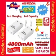 *2021*2x Rechargeable Battery USB Charger Cable for XBOX 360 Wireless Controller