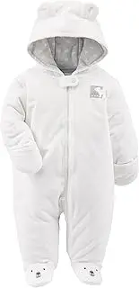 [Simple Joys by Carter's] Baby Girls' Fleece Footed Jumpsuit Pram