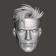 Gambit Remy LeBeau Marvel Comics X-Men Mutant custom head for action figures