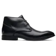 Steptronic Mens Sherlock Chukka Boots Black