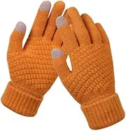 [BSLVWG] Women's Winter Touchscreen Gloves Warm Knitted Gloves Thermal Gloves Suit for Running Driving Cycling Work Hiking Skiing