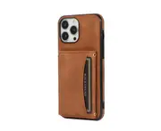 C06 Tri-Fold Wallet Phone Protective Leather Case Protection Bumper Back Cover for IPhone 14 Pro Max