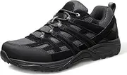 [OutPro] Men's Hiking Shoes, Breathable Trail Running Shoes, Non-Slip Lightweight Outdoor Sneakers for Trekking, Hiking