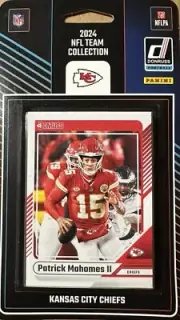 Kansas City Chiefs 2024 Donruss Team Set Mahomes Kelce Xavier Worthy Rookie Card