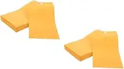 TEHAUX 2sets Heavyweight Catalog Envelopes Self Seal Clasp Closure for Storing Mailing Documents 100pcs*2