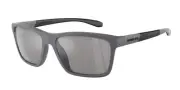 ARNETTE AN4328U 28536G Middlemist Grey Grey Mirror Silver 58 mm Men's Sunglasses