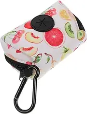 POPETPOP 1Pc Dog Waste Bag Dispenser Portable Neoprene Carrier for Outdoor Pet Poop Bags Lightweight and Durable Easily Attachable to Leash Backpack for Dog Walks
