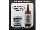 Bearded Chap: Matte Styling Duo Kit - Mini Matte Cream & Sea Salt Texture Spray