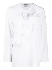[COMME des GARCONS COMME des GARCONS] 花卉貼花 T 卹