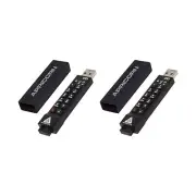 Apricorn Aegis Secure Key 3 NX USB Flash Drives Bundle (64GB + 8GB) 64GB