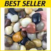 Durable and Decorative 20 lbs River Rocks - Polished Pebbles for Landscaping