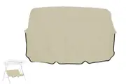 Swing Seat Cover Water Resistant Replacement Chair Cover for Garden Yard-Beige