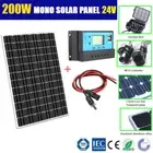 24V 200W MONO SOLAR PANEL 36V PV + 30A SOLAR CHARGING REGULATOR+ 2M CABLES PLUG