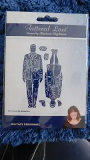 MILITARY PERSONNEL DIE SET 460403 - Tattered Lace - male & female Personnel