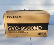 Vintage SVO-9500MD Sony Super VHS VCR SVHS Recorder BNIB