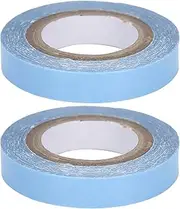 Hair Extension Tape Safe Waterproof Sweatproof Double‑Sided Adhesive Tape for Wigs 2pcs for Salon and Household Application