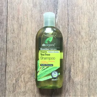 英國製 Dr. Organic Tea Tree Shampoo 茶樹洗髮精 有機新品