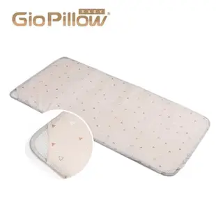 【GIO Pillow】90×120cm 智慧二合一有機棉透氣嬰兒床墊 L號(透氣床墊 可水洗床墊 嬰兒床墊 彌月禮)