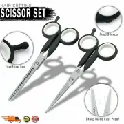 Professional Barber Hair Cutting/Thinning Scissors Shears Set Hairdressing Salon