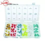 Swordfish 51150 - 120pc Auto Home Electrical Low Profile Mini Fuse Assortment