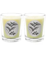 Qualitas Candles Espresso Two Scented Beeswax Candle Set