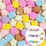 6-10mm 50Pcs Kawaii Mini Size Flower Bow Love Heart Luminous Glue Phone Case Making Cute Cartoon DIY Decorations Nailsart Accessories Flatback Slim Fillings Nails Supplies