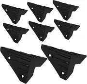 FUNOMOCYA Right-angle Plastic Speaker Corners 8 Pcs Corner Guards for Stage Equipment Bumpers for Furniture