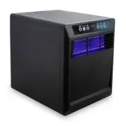 Indoor Electric Space Heater with Thermostat/Remote 1500-Watt Mica Panel Cabinet