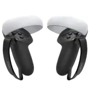 Kiwi Design For META Oculus Quest 2 Touch Controller Silicone Grip Cover Black