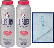 Jecudi Bundle Leisure Time Spa Up - pH Increaser for Hot Tub - Easy-to-Use Spa ph Increaser - pH Up for Swimming Pools -Fast-Dissolving Granular Pool pH Increase Product - Bonus Jecudi Towel (2Pack)
