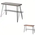 Console Side Table Hallway Desk Stand High Board Furniture Brown/Grey vidaXL