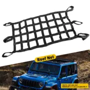 Mesh Cargo Net Roof Top Netting Hammock for 87-24 Jeep Wrangler YJ TJ JK JL JT P