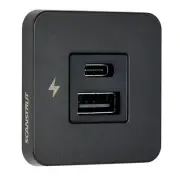 Scanstrut TILE USB-A/USB-C Interior Charging Socket - 12/24V - B... [SC-TILE-10]