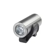 Waterproof Bike Front Light USB Rechargeable 300 Lumens XPG Light Bead Super Bright Light for Bike MTB Road Bike (Silver)