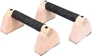 Push up Handles - Push up Bars for Men | Push up Handles Parallettes Bars, 2X Workout Equipment, Home Gym Accessories with Wooden Grips for Strength Training, Calisthenics